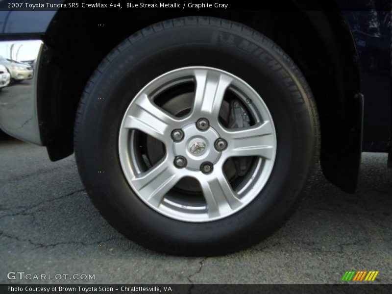 Blue Streak Metallic / Graphite Gray 2007 Toyota Tundra SR5 CrewMax 4x4