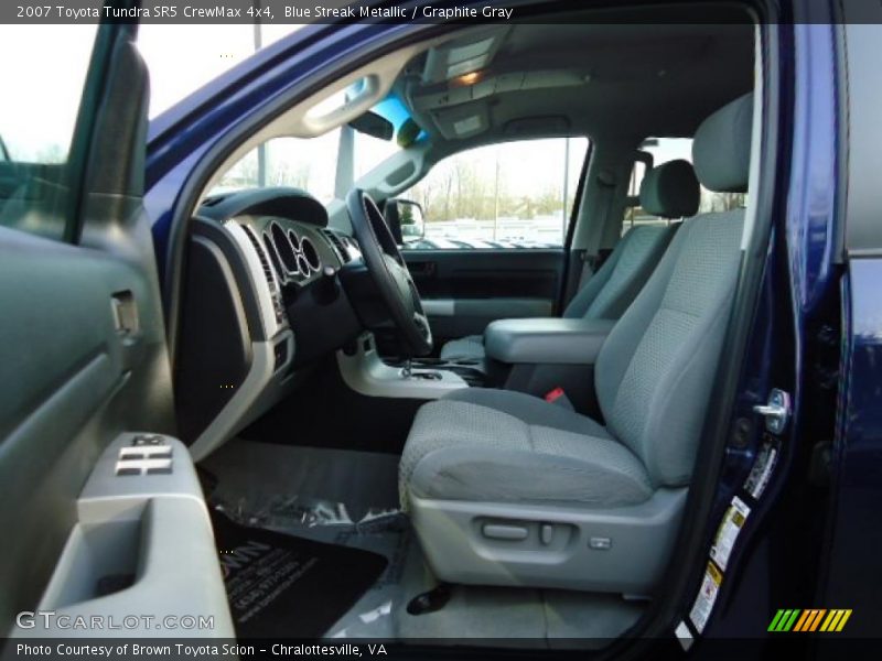 Blue Streak Metallic / Graphite Gray 2007 Toyota Tundra SR5 CrewMax 4x4