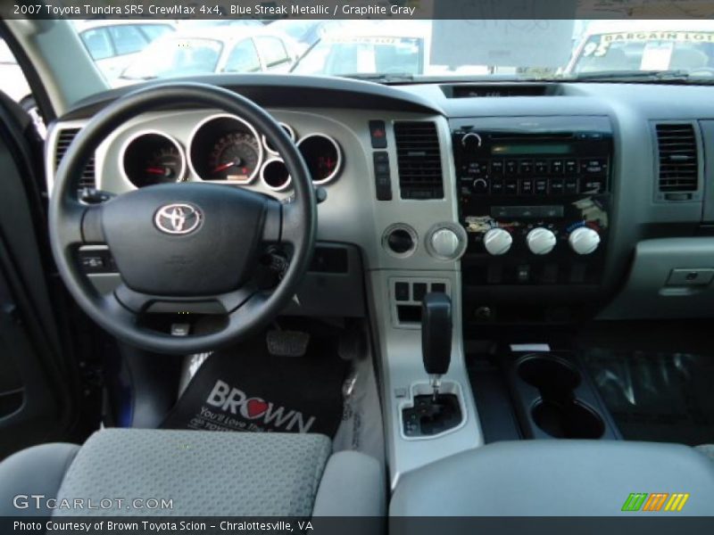 Blue Streak Metallic / Graphite Gray 2007 Toyota Tundra SR5 CrewMax 4x4