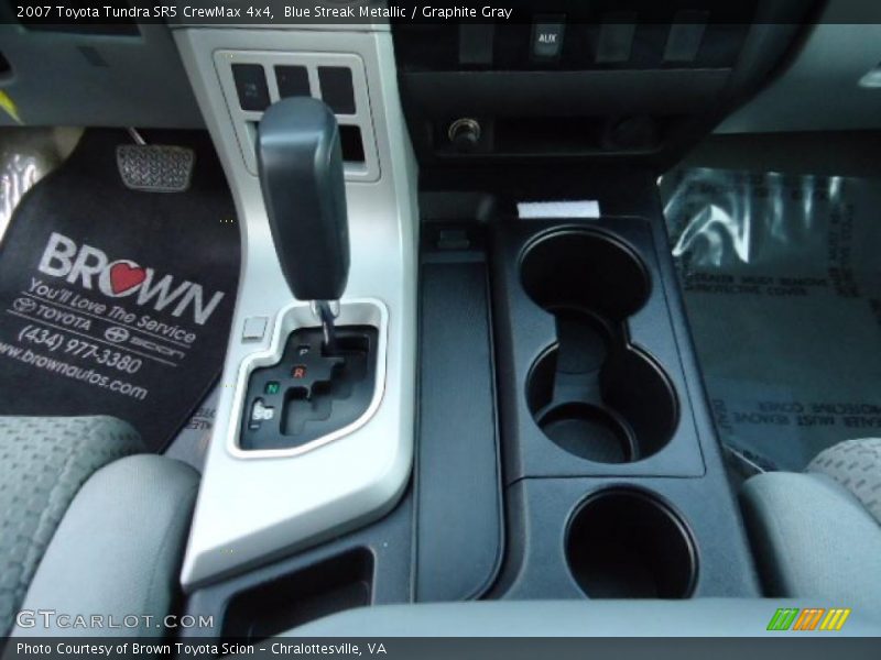 Blue Streak Metallic / Graphite Gray 2007 Toyota Tundra SR5 CrewMax 4x4
