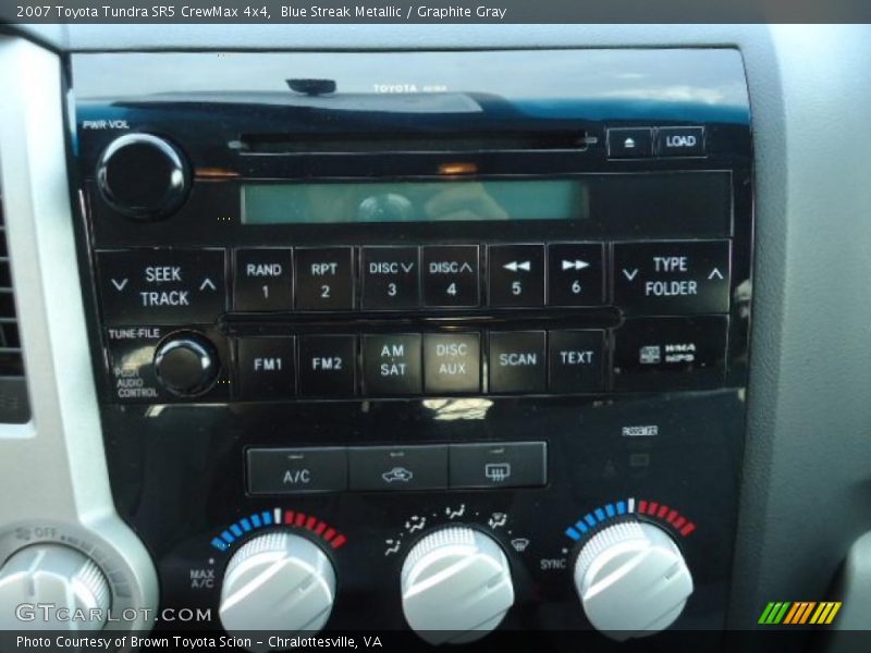 Blue Streak Metallic / Graphite Gray 2007 Toyota Tundra SR5 CrewMax 4x4