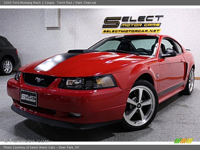 Torch Red / Dark Charcoal 2003 Ford Mustang Mach 1 Coupe