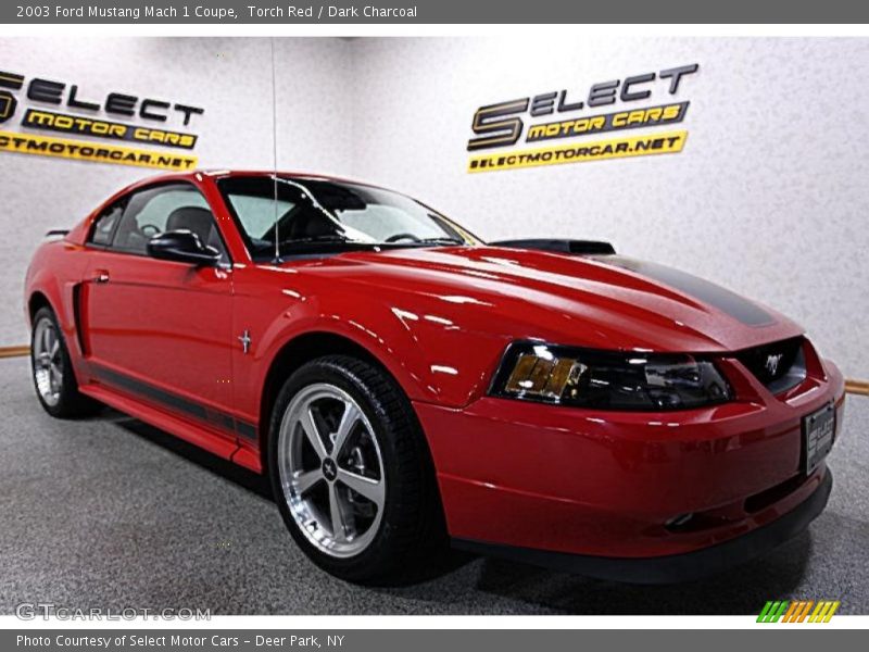 Torch Red / Dark Charcoal 2003 Ford Mustang Mach 1 Coupe