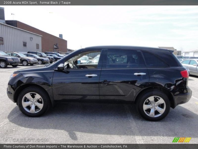 Formal Black / Taupe 2008 Acura MDX Sport