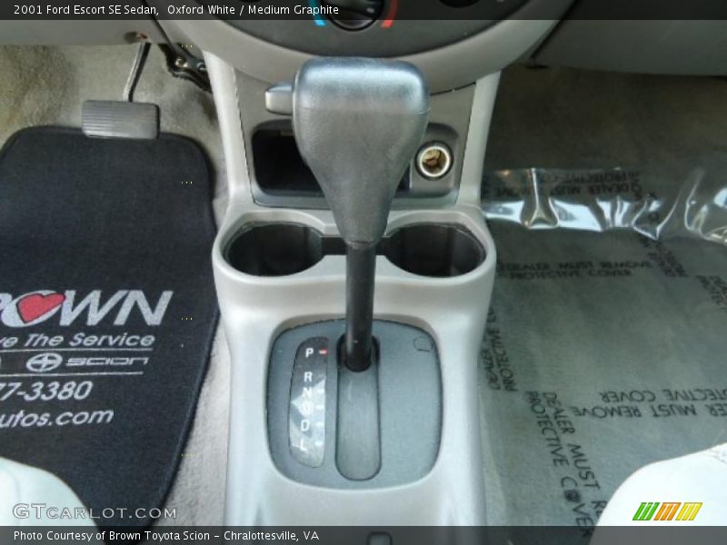 Oxford White / Medium Graphite 2001 Ford Escort SE Sedan