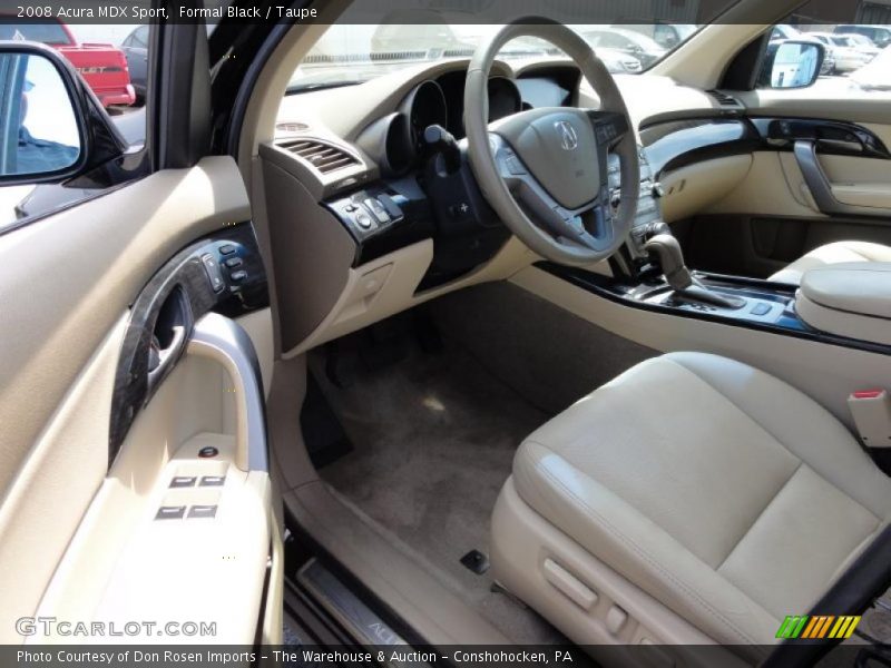  2008 MDX Sport Taupe Interior