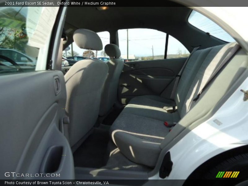 Oxford White / Medium Graphite 2001 Ford Escort SE Sedan
