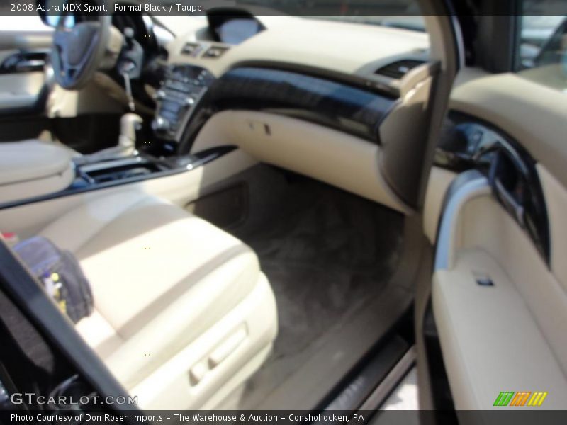 Formal Black / Taupe 2008 Acura MDX Sport