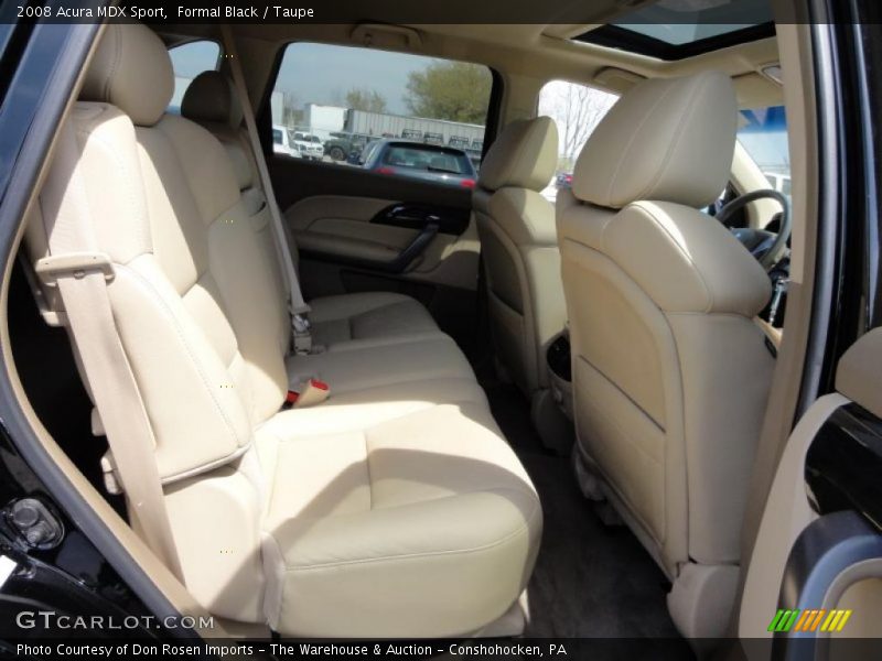 Formal Black / Taupe 2008 Acura MDX Sport