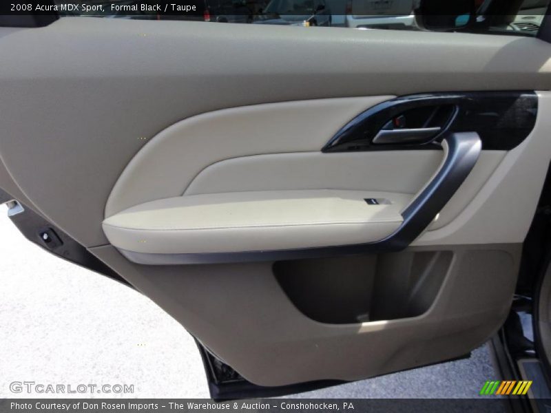 Formal Black / Taupe 2008 Acura MDX Sport