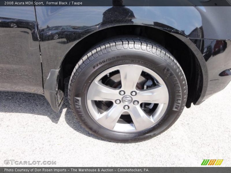 Formal Black / Taupe 2008 Acura MDX Sport