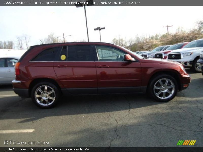 Inferno Red Crystal Pearl / Dark Khaki/Light Graystone 2007 Chrysler Pacifica Touring AWD