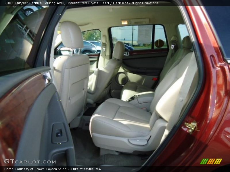 Inferno Red Crystal Pearl / Dark Khaki/Light Graystone 2007 Chrysler Pacifica Touring AWD