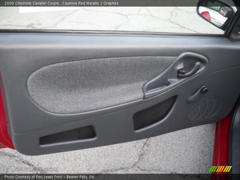 Cayenne Red Metallic / Graphite 2000 Chevrolet Cavalier Coupe