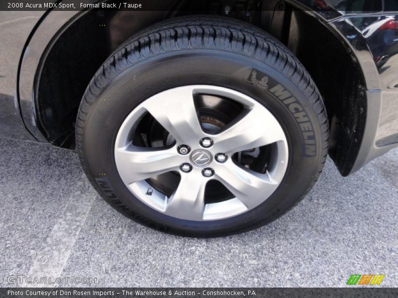 Formal Black / Taupe 2008 Acura MDX Sport