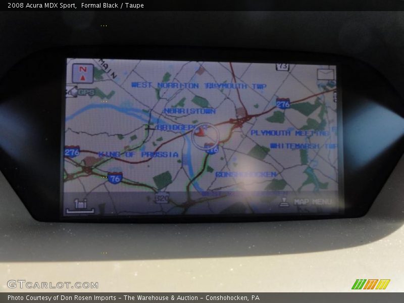 Navigation of 2008 MDX Sport