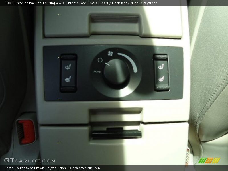 Inferno Red Crystal Pearl / Dark Khaki/Light Graystone 2007 Chrysler Pacifica Touring AWD