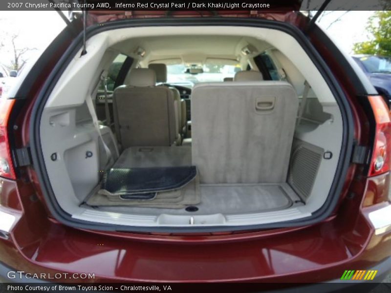 Inferno Red Crystal Pearl / Dark Khaki/Light Graystone 2007 Chrysler Pacifica Touring AWD