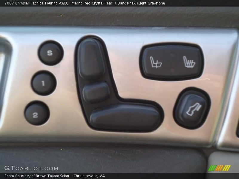 Inferno Red Crystal Pearl / Dark Khaki/Light Graystone 2007 Chrysler Pacifica Touring AWD