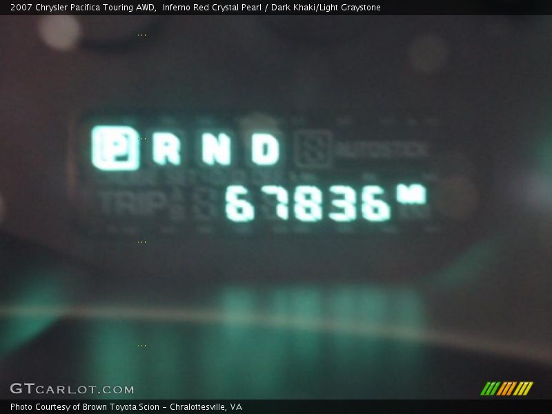 Inferno Red Crystal Pearl / Dark Khaki/Light Graystone 2007 Chrysler Pacifica Touring AWD