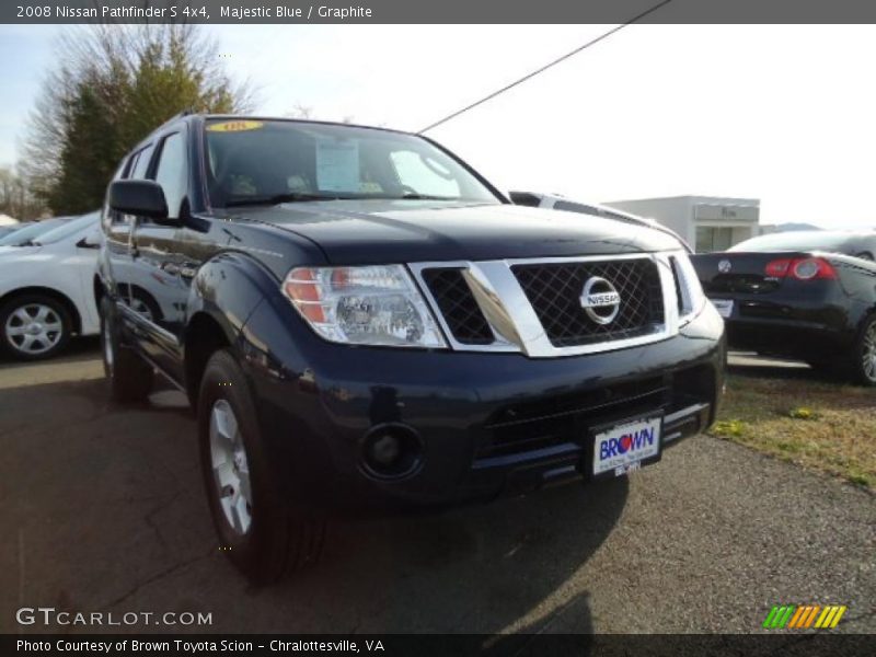 Majestic Blue / Graphite 2008 Nissan Pathfinder S 4x4