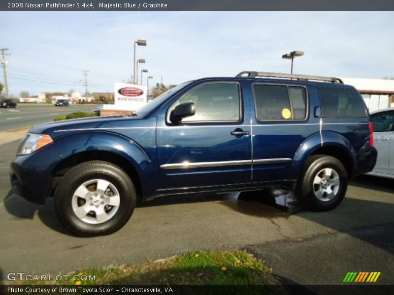 Majestic Blue / Graphite 2008 Nissan Pathfinder S 4x4
