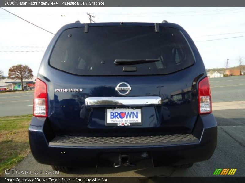 Majestic Blue / Graphite 2008 Nissan Pathfinder S 4x4