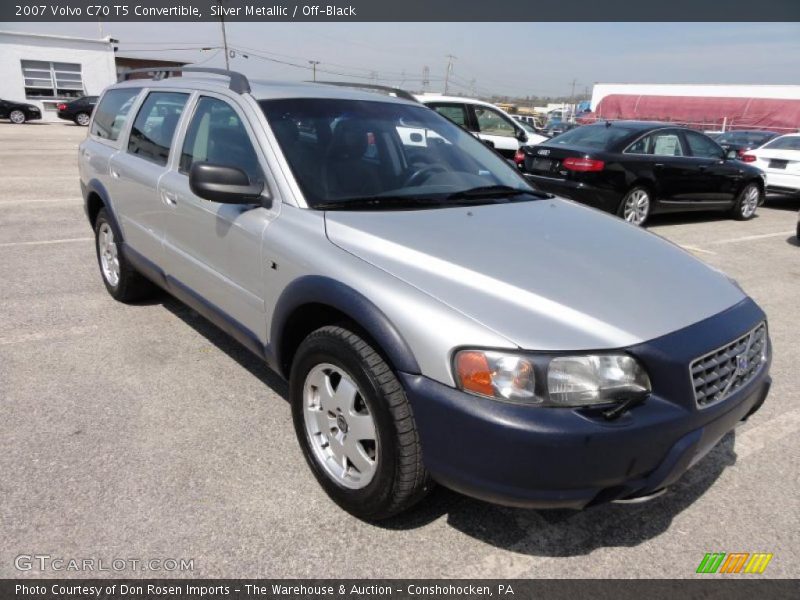 Silver Metallic / Off-Black 2007 Volvo C70 T5 Convertible
