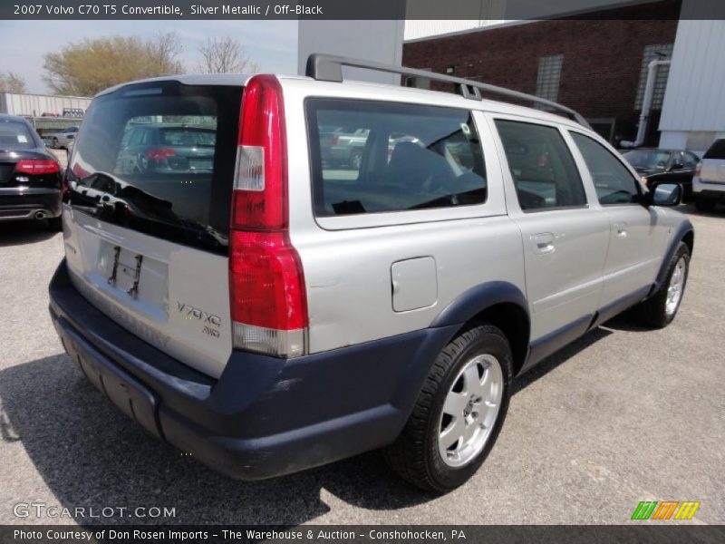 Silver Metallic / Off-Black 2007 Volvo C70 T5 Convertible
