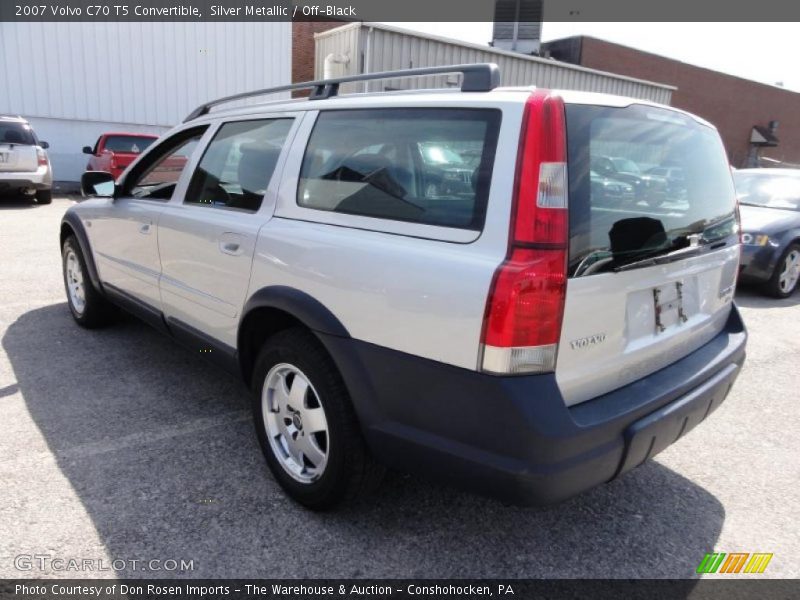 Silver Metallic / Off-Black 2007 Volvo C70 T5 Convertible