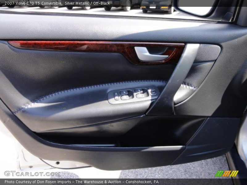 Silver Metallic / Off-Black 2007 Volvo C70 T5 Convertible