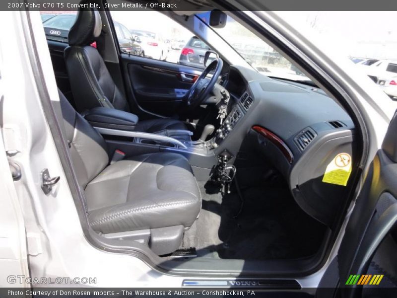 Silver Metallic / Off-Black 2007 Volvo C70 T5 Convertible