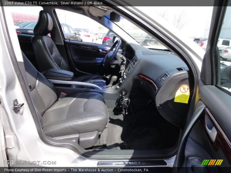 Silver Metallic / Off-Black 2007 Volvo C70 T5 Convertible