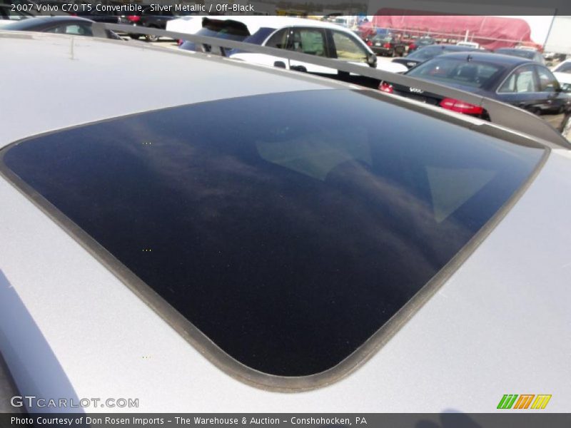 Silver Metallic / Off-Black 2007 Volvo C70 T5 Convertible