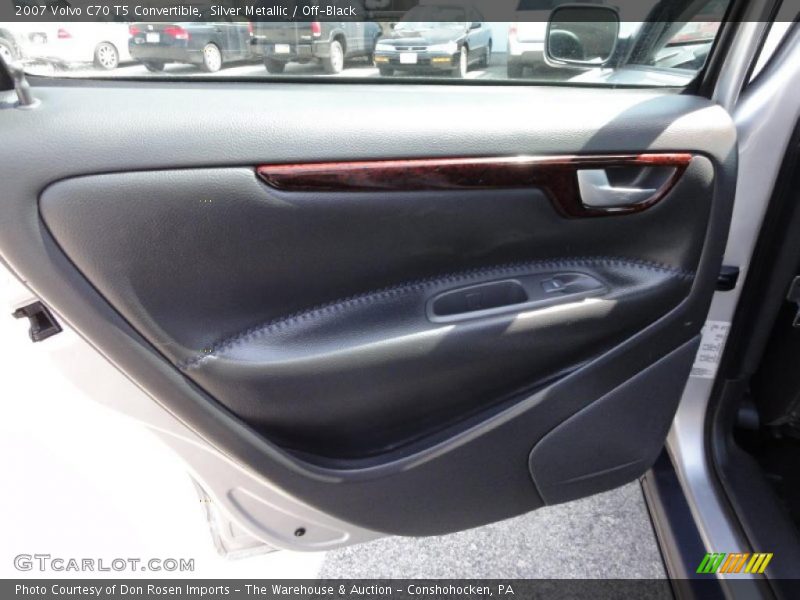 Silver Metallic / Off-Black 2007 Volvo C70 T5 Convertible