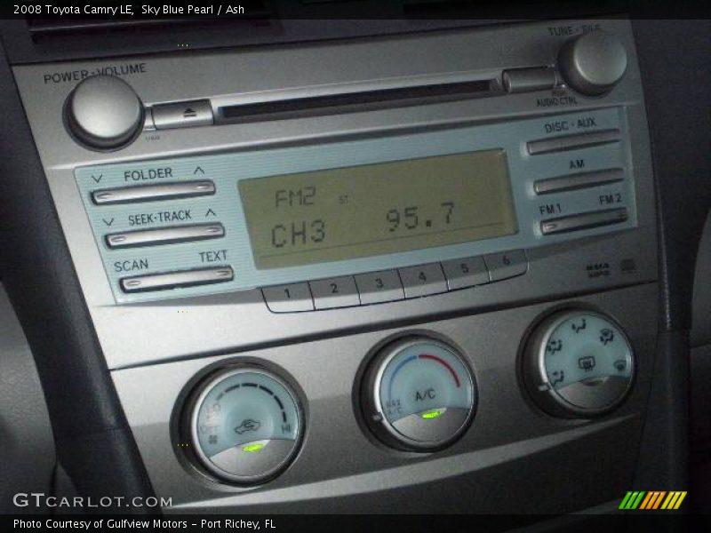 Sky Blue Pearl / Ash 2008 Toyota Camry LE