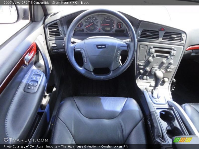 Silver Metallic / Off-Black 2007 Volvo C70 T5 Convertible