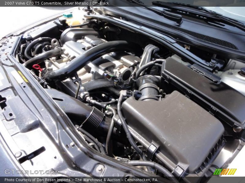 Silver Metallic / Off-Black 2007 Volvo C70 T5 Convertible