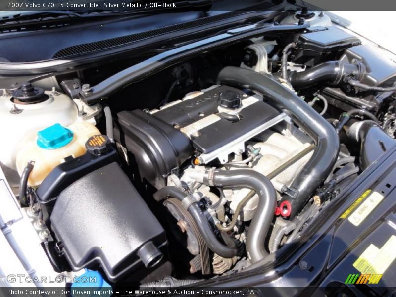 Silver Metallic / Off-Black 2007 Volvo C70 T5 Convertible