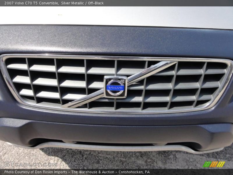 Silver Metallic / Off-Black 2007 Volvo C70 T5 Convertible