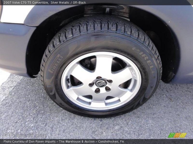Silver Metallic / Off-Black 2007 Volvo C70 T5 Convertible