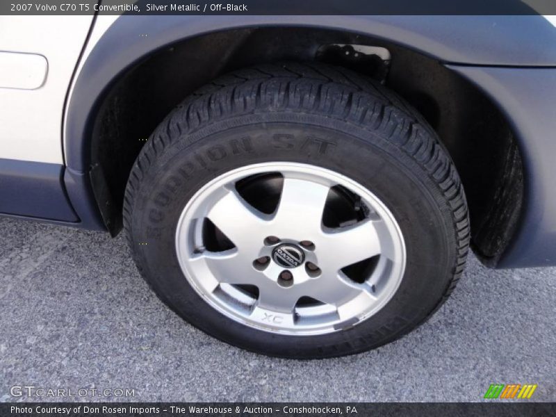 Silver Metallic / Off-Black 2007 Volvo C70 T5 Convertible