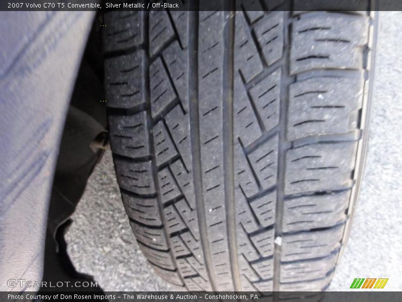 Silver Metallic / Off-Black 2007 Volvo C70 T5 Convertible
