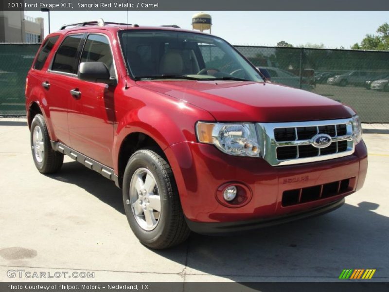 Sangria Red Metallic / Camel 2011 Ford Escape XLT