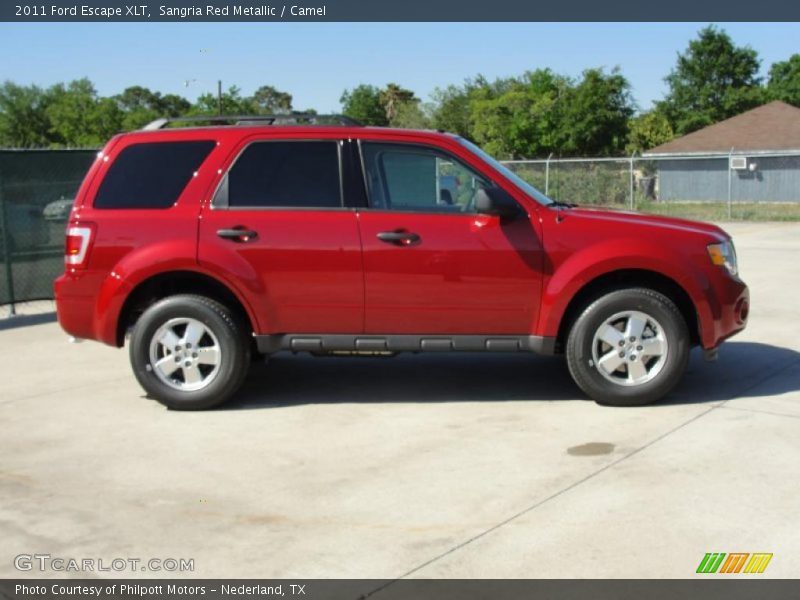 Sangria Red Metallic / Camel 2011 Ford Escape XLT