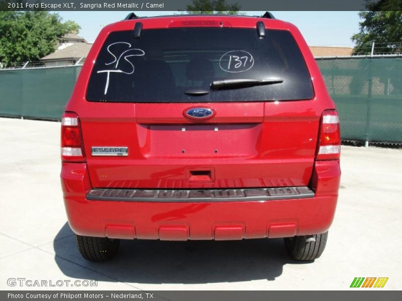 Sangria Red Metallic / Camel 2011 Ford Escape XLT