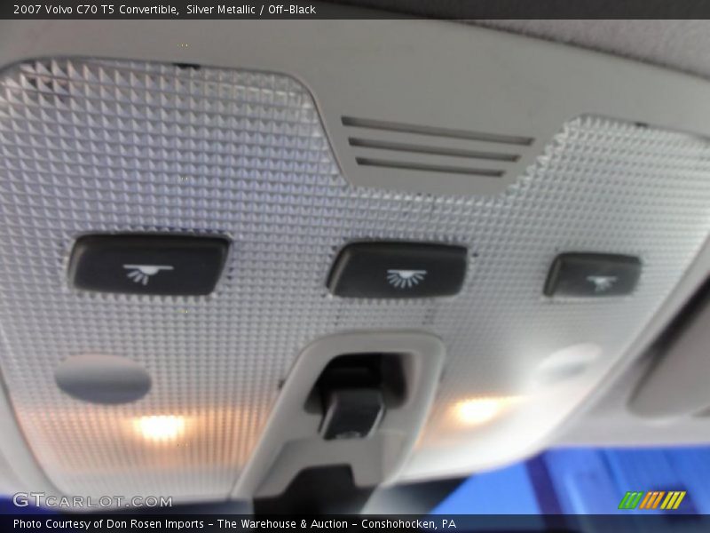 Silver Metallic / Off-Black 2007 Volvo C70 T5 Convertible