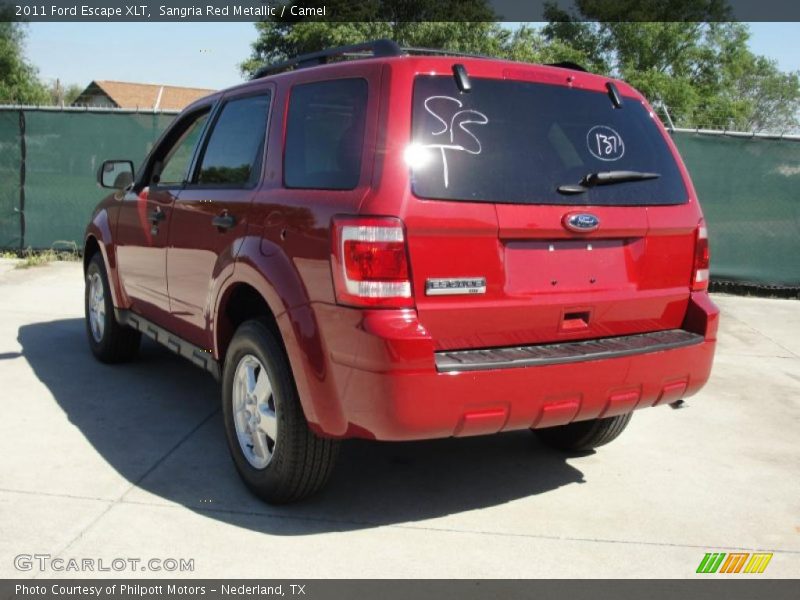 Sangria Red Metallic / Camel 2011 Ford Escape XLT