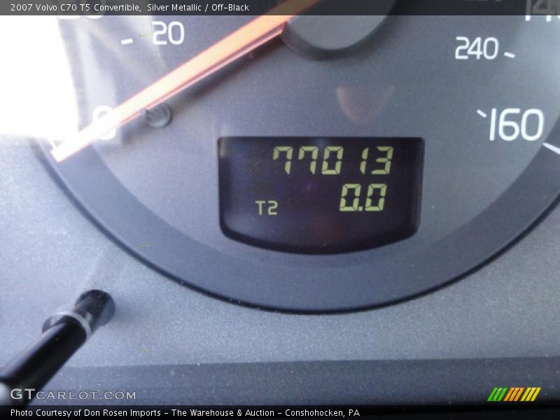 Silver Metallic / Off-Black 2007 Volvo C70 T5 Convertible