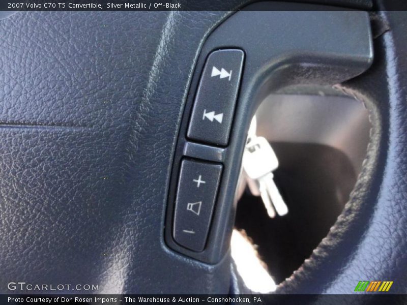 Silver Metallic / Off-Black 2007 Volvo C70 T5 Convertible